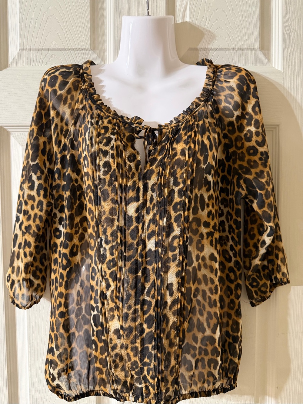 Express Leopard Print Blouse